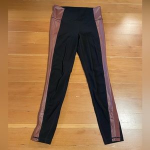 Athleta Leggings Black Copper Small Tall ST